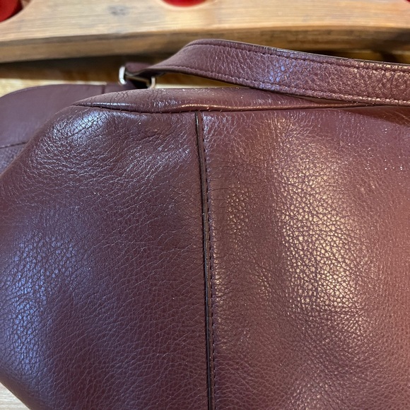 Coach Leather Carrie Tote Bag - Picture 15 of 16